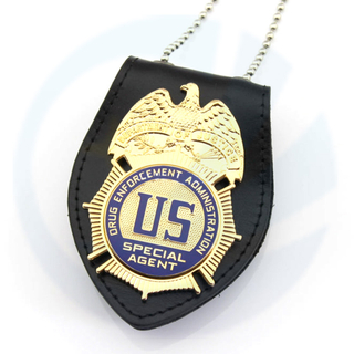Para as crianças fingirem brincar de crachá da polícia de Nova York com distintivo da polícia da America de Cadeia